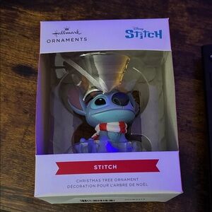 Hallmark Disney Stitch Ornament - Blue and Red